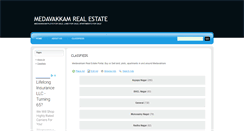 Desktop Screenshot of medavakkam.com